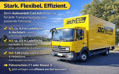 Unsere Transportlösungen – stark, flexibel, zuverlässig
